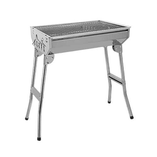KESOTO Barbecue-Grill, Faltbarer Holzkohlegrill, Belüftung, stabiles Grillgitter aus Metall für Garten, Zuhause, Strand, Reiseausrüstung, M KESOTO Barbecue-Grill, Faltbarer Holzkohlegrill, Belüftung, stabiles Grillgitter aus Metall für Garten, Zuhause, Strand, Reiseausrüstung, M von KESOTO