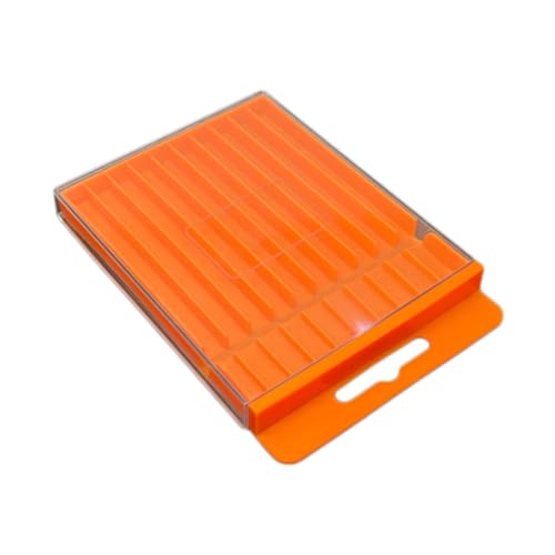 KESOTO Bit Aufbewahrungsbox, Leerer Koffer, Werkstattausrüstung, Professioneller Bithalter Organizer für Spiralbohrer, Garage, Auto, LKW, 12.7cmx10.1cmx1.38cm von KESOTO
