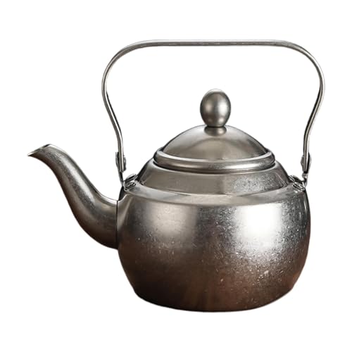 KESOTO Edelstahl Teekanne mit Siebeinsatz Langlebig Und Hitzebeständig Einfache Handhabung Beim Wasserkochen für Zubereitung von Tee Und Kochendes Wasser, 1.5 L KESOTO Edelstahl Teekanne mit Siebeinsatz Langlebig Und Hitzebeständig Einfache Handhabung Beim Wasserkochen für Zubereitung von Tee Und Kochendes Wasser, 1.5 L von KESOTO
