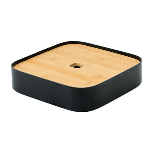 KESOTO Gongfu Tee Tablett Als Kung Fu Teebrett Und Quadratische Servierschale mit Abtropffunktion Aus Holz Und Harz für Hotels Und Restaurants, Schwarz KESOTO Gongfu Tee Tablett Als Kung Fu Teebrett Und Quadratische Servierschale mit Abtropffunktion Aus Holz Und Harz für Hotels Und Restaurants, Schwarz von KESOTO