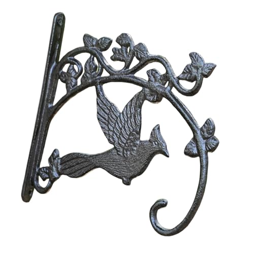 KESOTO Hängekorb Halterung Als Vielseitiger Pflanzenhaken Blumenkorb Halter Und Wandhalterung Aus Eisen Auch Als Laternenhalter für Balkon Und Flur, Kingfisher KESOTO Hängekorb Halterung Als Vielseitiger Pflanzenhaken Blumenkorb Halter Und Wandhalterung Aus Eisen Auch Als Laternenhalter für Balkon Und Flur, Kingfisher von KESOTO