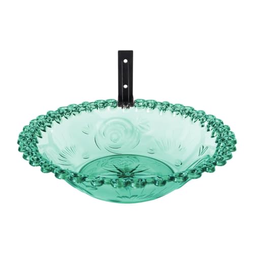KESOTO Hängendes Vogelbad für Den Garten mit Futter Und Wasserschale für Außenbereiche, Blau von KESOTO
