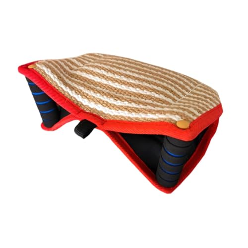 KESOTO Hundebeißkissen, beißärmel für das Hundetraining, reißfest, Hundespielzeug zum Zerren, für große Hunde, Rot KESOTO Hundebeißkissen, beißärmel für das Hundetraining, reißfest, Hundespielzeug zum Zerren, für große Hunde, Rot von KESOTO