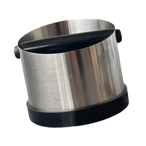 KESOTO Kaffee Abschlagbehälter, Zubehör für Espressomaschinen, Kaffee Mülleimer, Mahlabfallbehälter, Espresso Abfallbehälter für Bar, Restaurant, Büro, Vollflächig abgeschrägte Mündung KESOTO Kaffee Abschlagbehälter, Zubehör für Espressomaschinen, Kaffee Mülleimer, Mahlabfallbehälter, Espresso Abfallbehälter für Bar, Restaurant, Büro, Vollflächig abgeschrägte Mündung von KESOTO