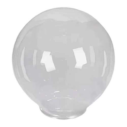 KESOTO Lampenschirm Acryl Kugel Postleuchte Außenlampe Lampenabdeckung Wetterfest für Straßenlaterne Garten, Durchmesser 10cm von KESOTO