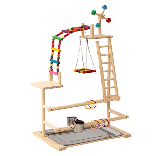 KESOTO Papageien Spielständer, Übungsvogelspielplatz für Kanarienvogel Nymphensittich Käfigaktivität KESOTO Papageien Spielständer, Übungsvogelspielplatz für Kanarienvogel Nymphensittich Käfigaktivität von KESOTO
