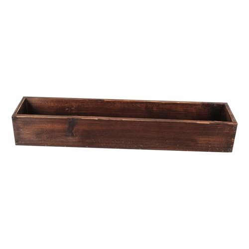 KESOTO Pflanzkasten aus Holz, rechteckig, Blumentopf, Pflanzkübel für Außen- und Innenpflanzen, Balkon, 50cmx14cmx8cm KESOTO Pflanzkasten aus Holz, rechteckig, Blumentopf, Pflanzkübel für Außen- und Innenpflanzen, Balkon, 50cmx14cmx8cm von KESOTO