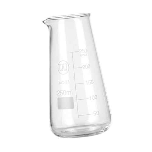 KESOTO Sahne Aufschäumer Krug Aus Glas für Espresso Und Latte, 250 Ml von KESOTO