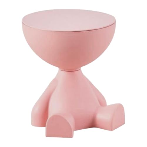 KESOTO Sofa Tisch mit Kleiner Statue Und Figur für Wohnraum, Rosa von KESOTO