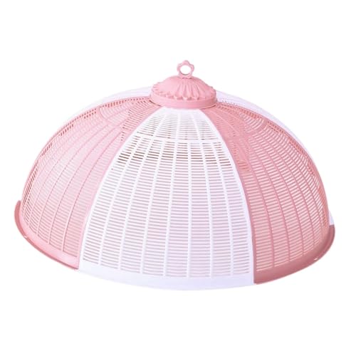 KESOTO Speisehaube Faltbare Fliegenhaube Insektenschutzhaube Speisenetz mit Robustem Rahmen Leicht zu Reinigen für Grillpartys Buffets Und Die Küche, Rosa KESOTO Speisehaube Faltbare Fliegenhaube Insektenschutzhaube Speisenetz mit Robustem Rahmen Leicht zu Reinigen für Grillpartys Buffets Und Die Küche, Rosa von KESOTO