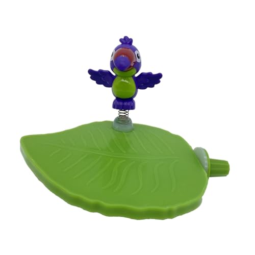 KESOTO Spielzeug Tablett für Papageien mit Blattförmiger Basis Und Schaukelvogel Zur Beschäftigung in Garten Und Haus, Hellgrün KESOTO Spielzeug Tablett für Papageien mit Blattförmiger Basis Und Schaukelvogel Zur Beschäftigung in Garten Und Haus, Hellgrün von KESOTO