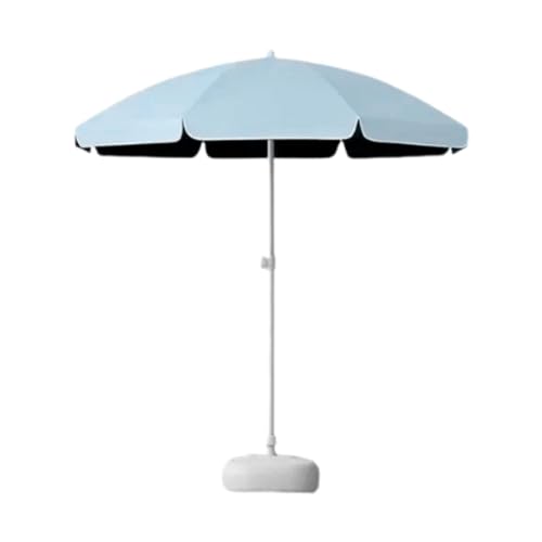 KESOTO Strandschirm Gartenschirm Sonnenschutzschirm Marktschirm Schirm Aus Vinylgewebe mit Abnehmbarem Sockel für Stabilität für Strand Und Garten, Blau KESOTO Strandschirm Gartenschirm Sonnenschutzschirm Marktschirm Schirm Aus Vinylgewebe mit Abnehmbarem Sockel für Stabilität für Strand Und Garten, Blau von KESOTO
