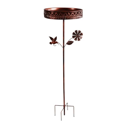 KESOTO Vogelbad Schüssel Wasserschale Geschenk Heavy Duty Birdfeeder für Zaun Balkon von KESOTO