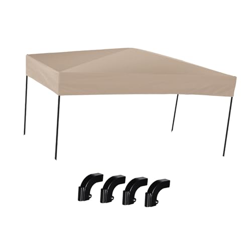 KESOTO Wagon Canopy Cover Strapazierfähiges Überdach Mobilwagen Zubehör Fiberglasmaterial Offene Seiten für Camping Picknick Freizeit 90cmx50cmx10cm für Ange, Borwn von KESOTO