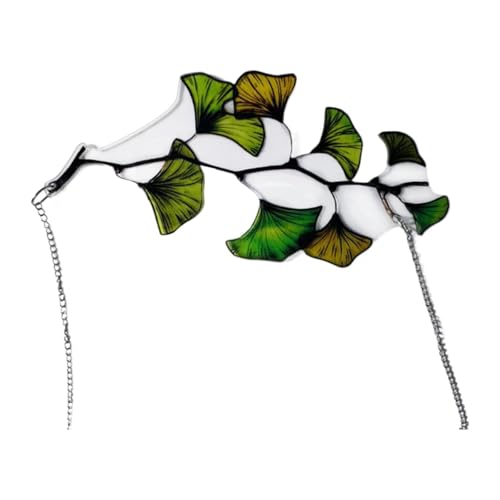 KESOTO Wanddekoration, für Fenster, Zuhause, zum Aufhängen, Terrasse, Einweihungsgeschenk, Kunstdekor, Geschenke für Pflanzenliebhaber, 15cm von KESOTO