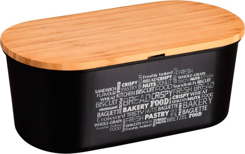 KESPER® Brotkasten Brotbox, Bambus, Kunststoff, (1-tlg), Deckel als Schneidebrett verwendbar von KESPER®