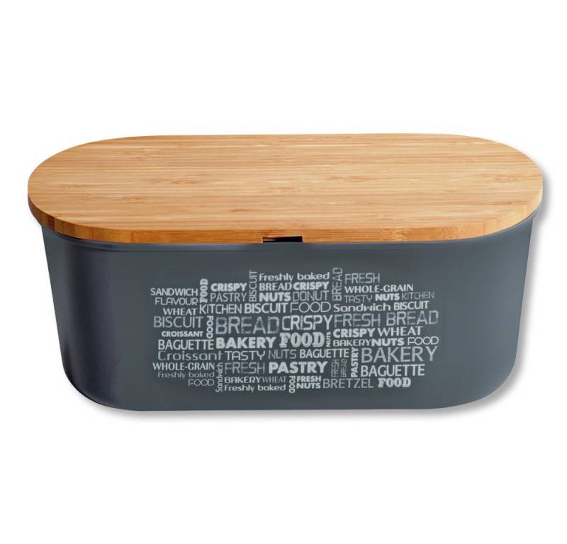 KESPER® Brotkasten Brotbox, Bambus, Kunststoff, (1-tlg), Deckel als Schneidebrett verwendbar von KESPER®