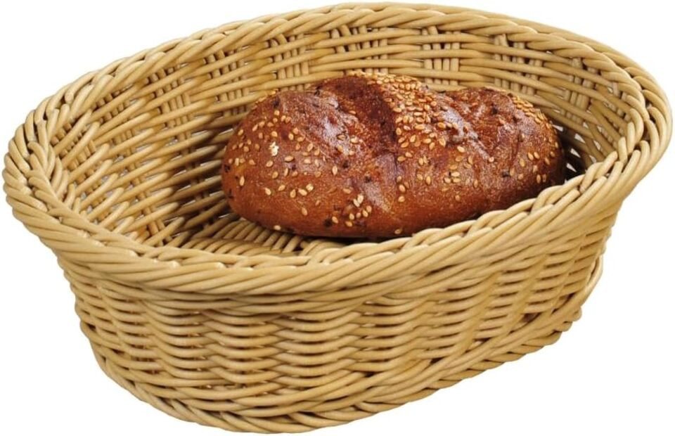 KESPER® Brotkorb Brot und Obstkorb, Plastik, Natur, 25x20,5x8,5, (1-tlg) von KESPER®
