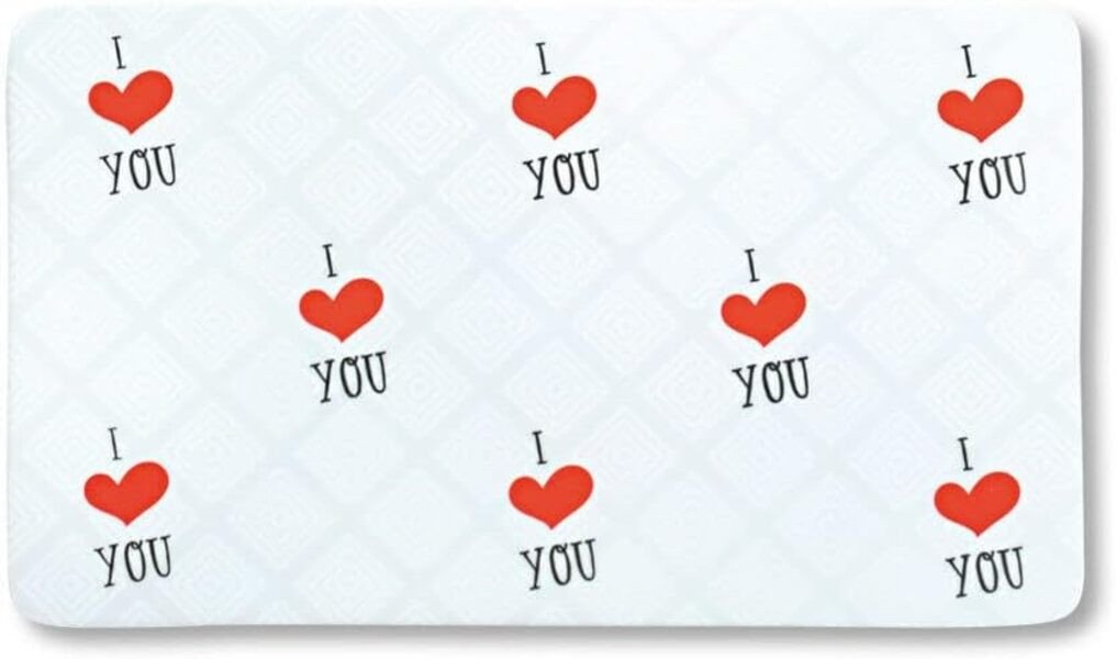 KESPER® Frühstücksbrett Dekor-Frühstücksbrettchen Motiv I LOVE YOU, (1-St) von KESPER®