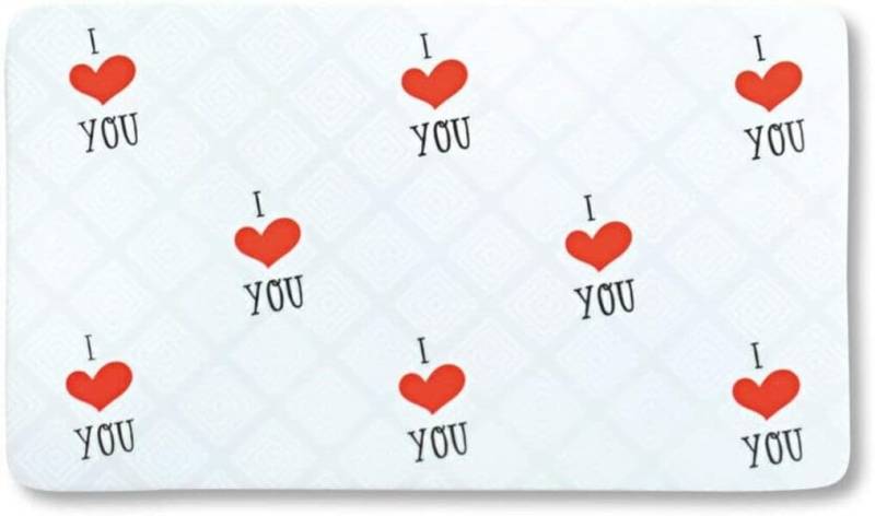 KESPER® Frühstücksbrett Dekor-Frühstücksbrettchen Motiv I LOVE YOU, (1-St) von KESPER®