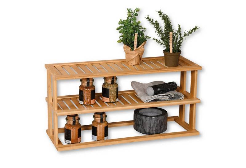 KESPER® Küchenregal Küchenregal Bambus Küchen-Regal 55 x 20 x 27 cm von KESPER®