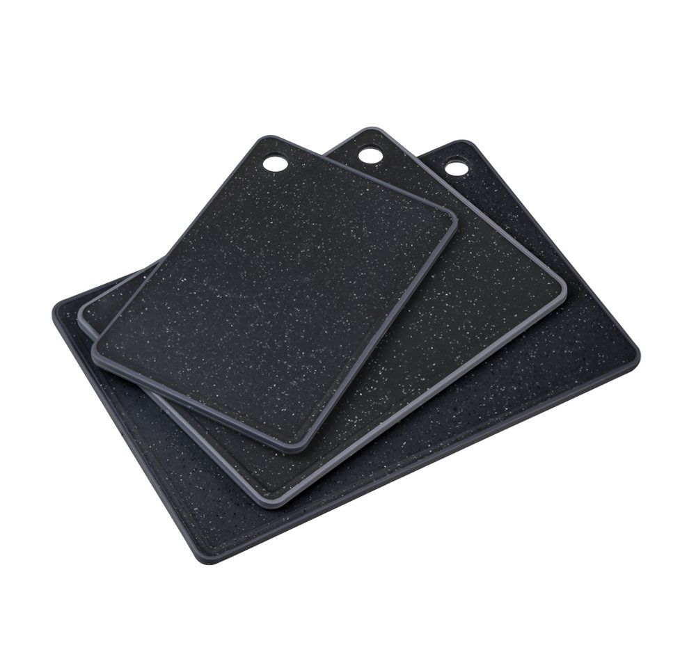 KESPER® Schneidebrett Brett mit abfallender Schneidefläche, Kunststoff, (Set, 3-St) von KESPER®