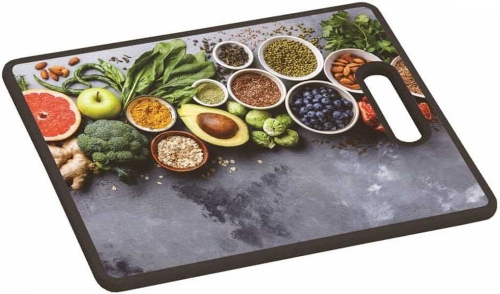 KESPER® Schneidebrett Schneid- & Servierbrett, Kunststoffoberfläche & Griff, 38x30x1,2 cm, (1-St) von KESPER®