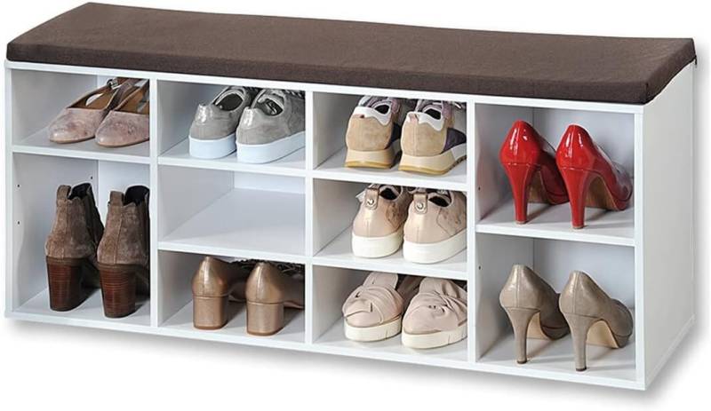 KESPER® Schuhschrank Schuhschrank mit Sitzkissen, Faserplatte, 103,5 x 48 x 29,5 cm (1-St) von KESPER®