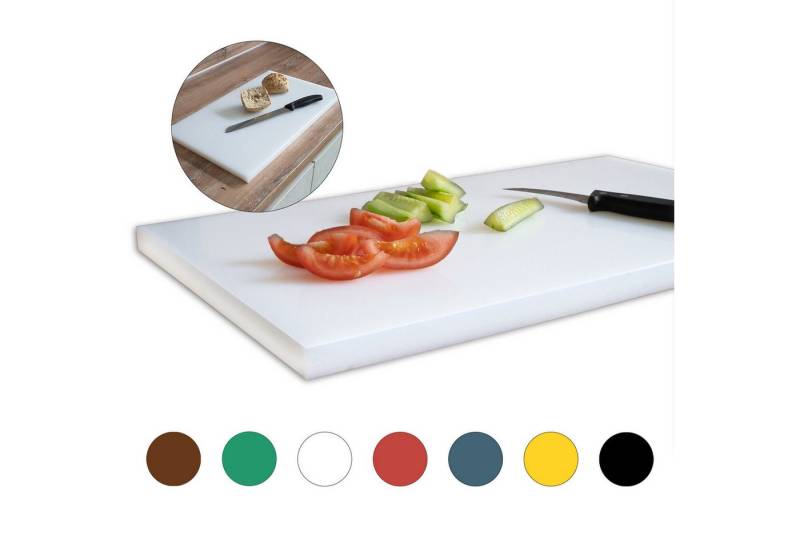 KESPER® Tranchierbrett Tranchierbrett 49 x 30 x 1,5 cm, weiß, (1-St) von KESPER®