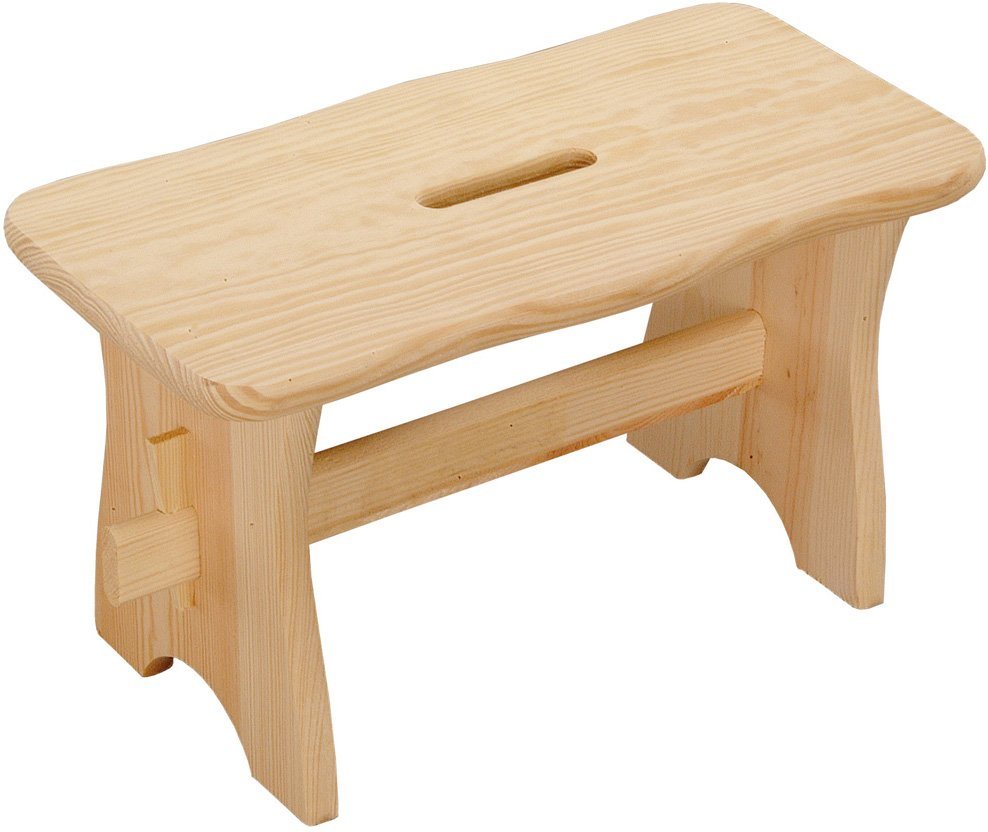 KESPER® Fußhocker, Traglast bis 150 kg, aus FSC®-zertifiziertem Kiefernholz von KESPER®