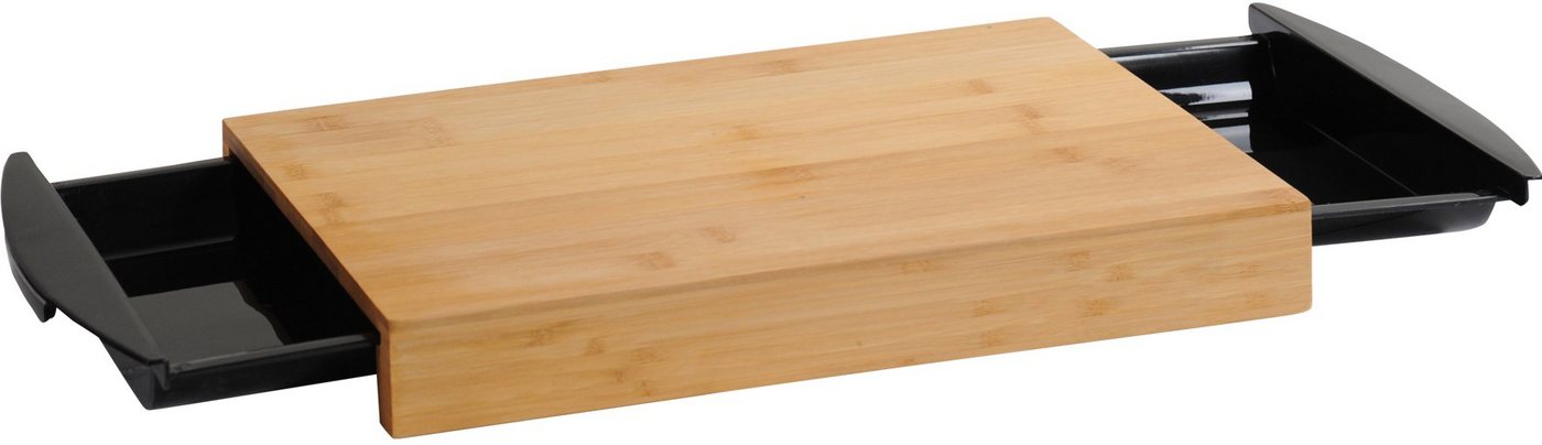 KESPER® Schneidebrett, Bambus, mit 2 Auffangschalen, FSC®zertifiziert von KESPER®