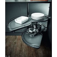 Kesseböhmer - Schwenkböden LeMans ii classic - 50er Tür, links ausschwenkbar, Anthrazit von KESSEBÖHMER