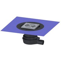 Kessel - Bodenablauf Der Ultraflache 79 dn 50 Variofix Schlitzrost verschraubt von KESSEL