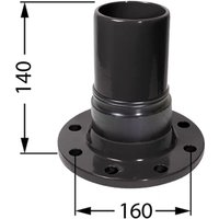 Kessel Anschlussadapter Flanschmuffe DN 80 Druckleitungen PE von KESSEL