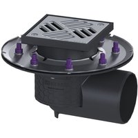 Kessel - Bodenablauf Practicus Pressflansch dn 100 Schlitzrost, seitlich Kessel - Bodenablauf Practicus Pressflansch dn 100 Schlitzrost, seitlich von KESSEL