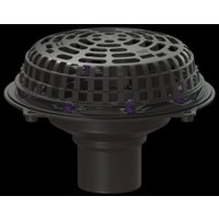 Kessel Flachdachablauf Ecoguss Pressflansch DN 100 mit Heizung von KESSEL