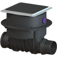 Kessel - Rückstauverschluss Staufix swa dn 150 Bodenplatte, Schwarz von KESSEL