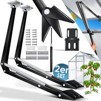 Kesser - Automatischer Fensteröffner für Gewächshaus 7.5 kg Hubkraft 45cm Öffnungshöhe stufenloser Öffnungswinkel Fensterheber automatisches Öffnen & von KESSER