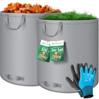 Kesser - Gartensack Set Laubsack Gartenabfallsack inkl. Handschuhe - Selbststehend 4 Griffe Stabil Robust & Faltbar - Laubsäcke Rasenschnitt Kesser - Gartensack Set Laubsack Gartenabfallsack inkl. Handschuhe - Selbststehend 4 Griffe Stabil Robust & Faltbar - Laubsäcke Rasenschnitt von KESSER
