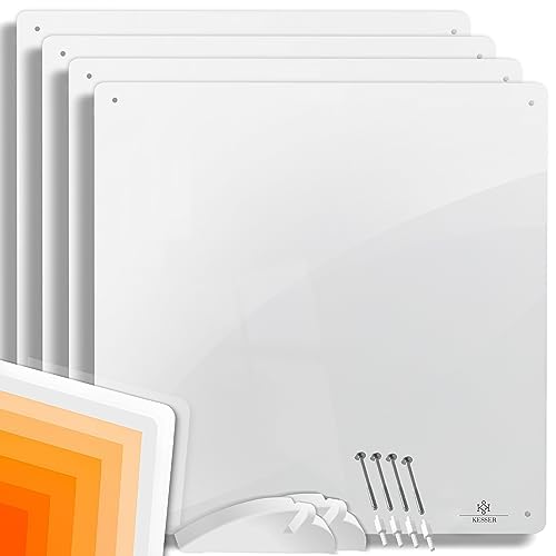KESSER® 4x Infrarotheizung 425 Watt Wandheizung ✓ Infrarot ✓ Heizung ✓ Heizkörper | Heizpaneel| Inkl. Standfüßen NEU | 4er Set von KESSER