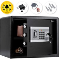 Kesser - Elektr. Tresor Inkl. Batteriebox Elektronischer Safe 3x Doppelbolzenverriegelung Boden Wandtresor Möbeltresor Innenbeleuchtung m von KESSER