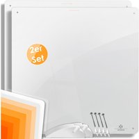 KESSER® Infrarotheizung Infrarot Wandheizung Heizung Heizkörper Heizpaneel 425-550W 2er Set ( 425 Watt ) von KESSER