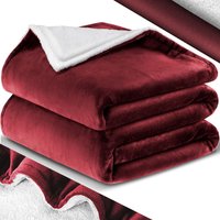 KESSER® Kuscheldecke Flauschige Sherpa Extra Weich & Warm Wohndecke Flanell Fleecedecke Falten beständig/Anti-verfärben als Couchdecke Sofadecke von KESSER