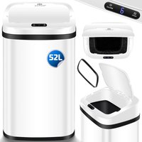KESSER® Sensor Mülleimer Küche Automatik mit Bewegungssensor Abfalleimer & Soft-Close-Deckel Müllbehälter mit Touch-Bedienfeld & Sensor LCD-Dispay 52 von KESSER