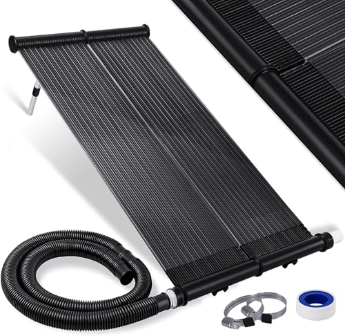 KESSER® Solarkollektor Poolheizung Warmwasser Heizung Solarheizung für Pools Schwimmbad l Beliebig erweiterbar l UV-beständiger Kunststoff (108 x 73 cm) von KESSER