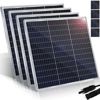 KESSER® Solarpanel Monokristallin Solarmodul Solarpanel - 18 V für 12 V Batterien Photovoltaik - Solarzelle Solaranlage PV-Anlage Solar für Wohnwagen von KESSER
