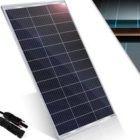 Solarpanel Monokristallin Solarmodul Solarpanel - 18 v für 12 v Batterien Photovoltaik - Solarzelle Solaranlage PV-Anlage Solar für Wohnwagen 165 von KESSER