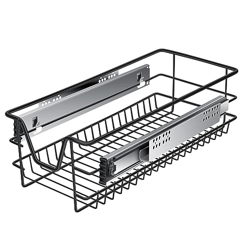 KESSER® Teleskopschublade 30 cm ✓ Küchenschublade ✓ Küchenschrank ✓ Korbauszug ✓ Schrankauszug ✓ Vollauszug ✓ Schublade von KESSER