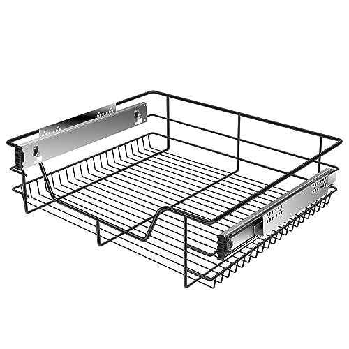 KESSER® Teleskopschublade 60 cm ✓ Küchenschublade ✓ Küchenschrank ✓ Korbauszug ✓ Schrankauszug ✓ Vollauszug ✓ Schublade von KESSER