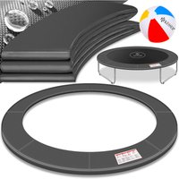 Trampolin Randabdeckung ø 244 305 366 426 cm 30cm breit 100% UV-beständig reißfest Federabdeckung Anthrazit / 244 cm - Anthrazit - Kesser von KESSER